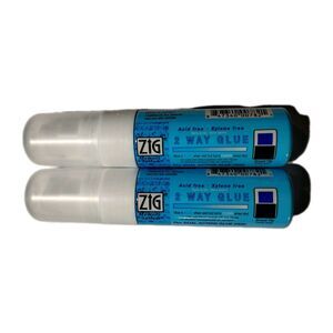 Kuretake Zig 2-Way Glue Pen, Broad Tip, Dual Action Acid and Xylene Free, 2 pack